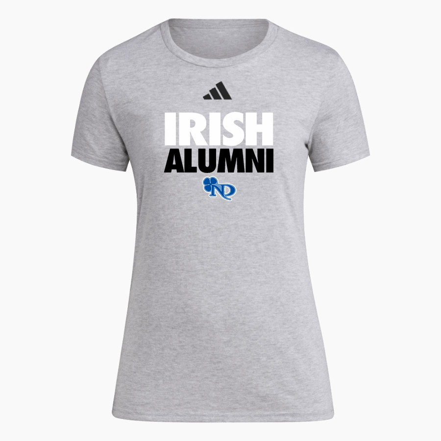 NOTRE DAME HIGH SCHOOL IRISH <span class="pdp-name-mascot">NOTRE DAME IRISH</span> adidas Women's Short Sleeve Pregame Tee