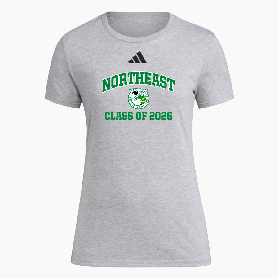 Northeast Hornets adidas Women's Short Sleeve Pregame Tee