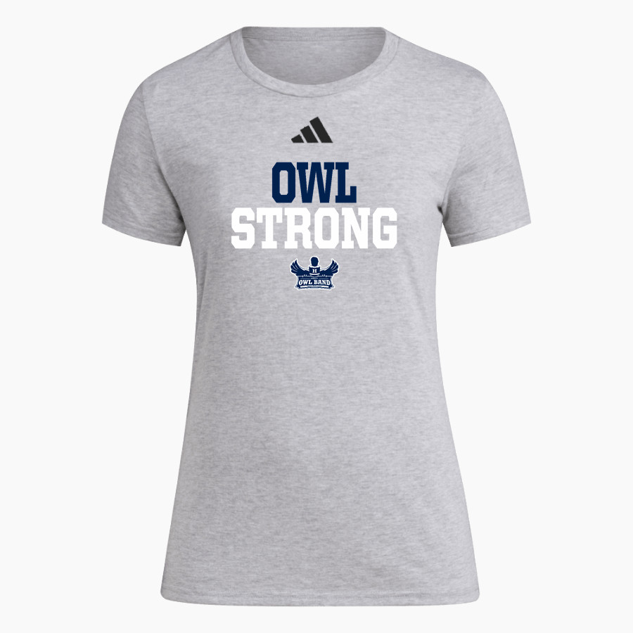 HONDO HIGH SCHOOL OWLS <span class="pdp-name-mascot">HONDO OWLS</span> adidas Women's Short Sleeve Pregame Tee
