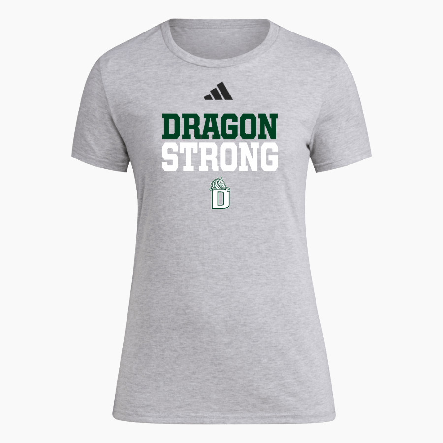 Delphian Dragons adidas Women's Short Sleeve Pregame Tee