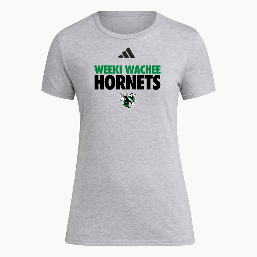 WEEKI WACHEE HIGH SCHOOL HORNETS <span class="pdp-name-mascot">WEEKI WACHEE HORNETS</span> adidas Women's Short Sleeve Pregame Tee
