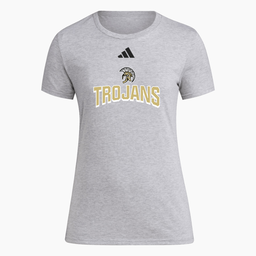 HOT SPRINGS HIGH SCHOOL TROJANS <span class="pdp-name-mascot">HOT SPRINGS TROJANS</span> adidas Women's Short Sleeve Pregame Tee