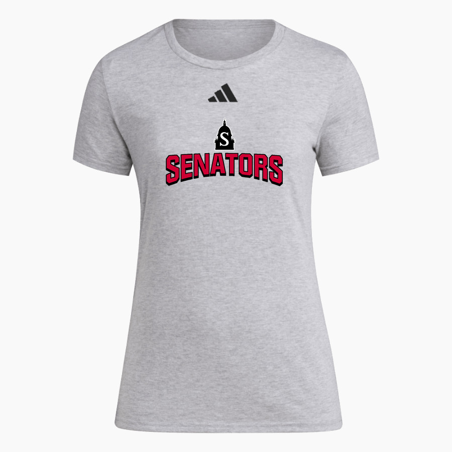 SPRINGFIELD HIGH SCHOOL SENATORS <span class="pdp-name-mascot">SPRINGFIELD SENATORS</span> adidas Women's Short Sleeve Pregame Tee