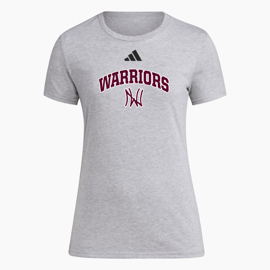 NANIH WAIYA HIGH SCHOOL WARRIORS <span class="pdp-name-mascot">NANIH WAIYA WARRIORS</span> adidas Women's Short Sleeve Pregame Tee