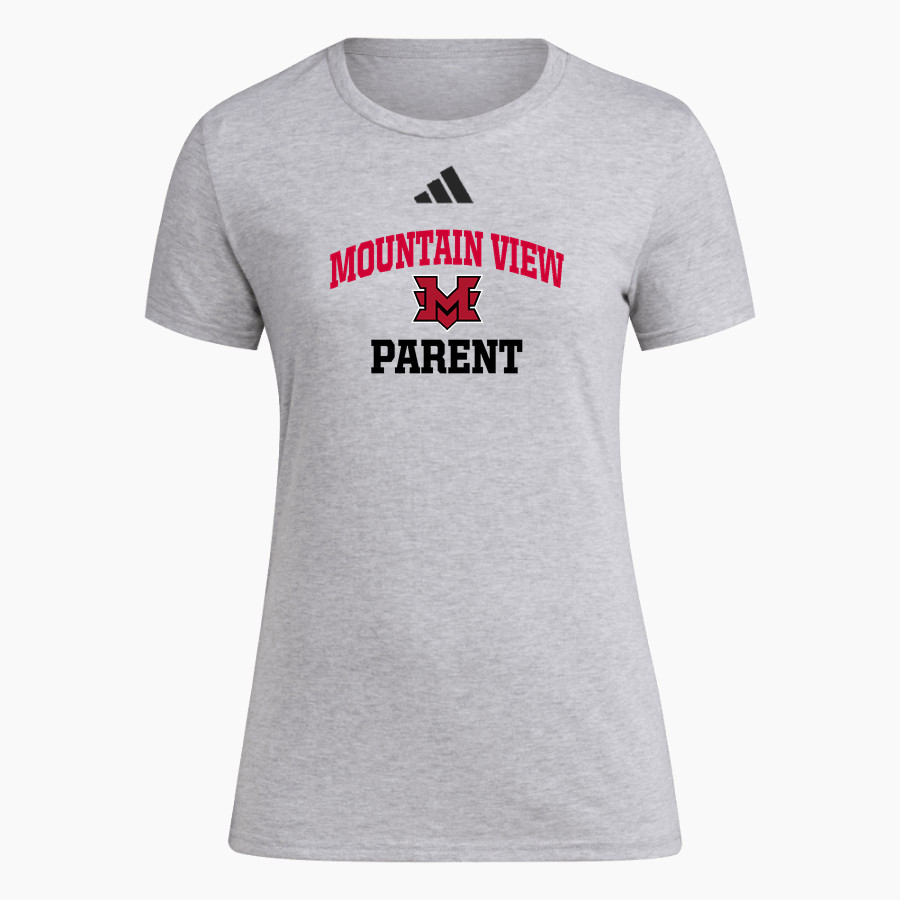 Mountain View Cougars <span class="pdp-name-mascot">Mountain View Cougars</span> adidas Women's Short Sleeve Pregame Tee