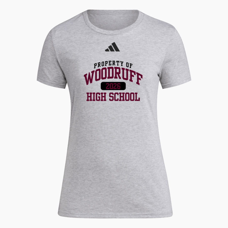 WOODRUFF HIGH SCHOOL WOLVERINES adidas Women's Short Sleeve Pregame Tee