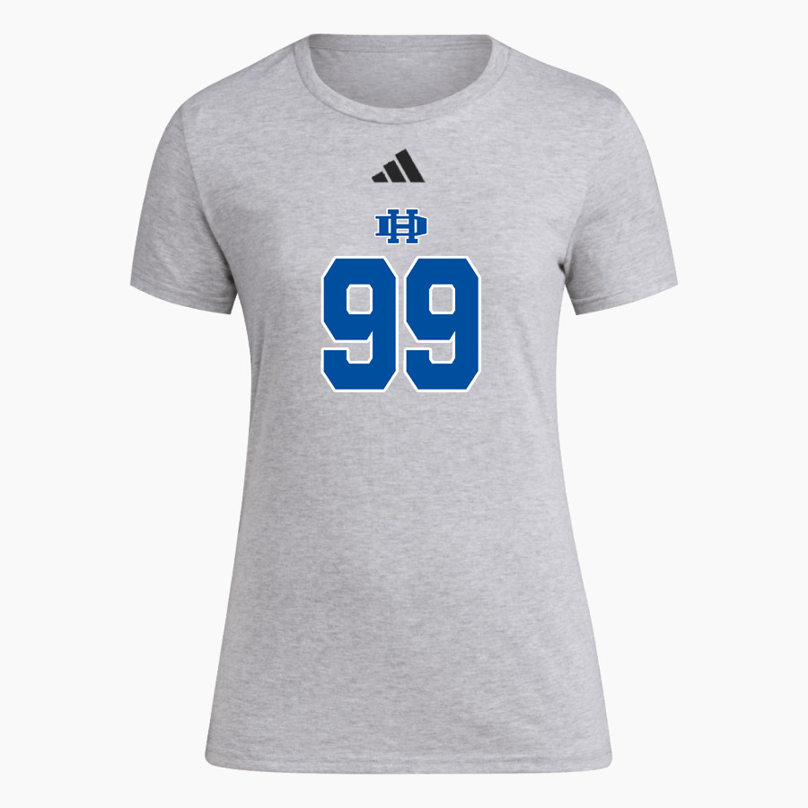 HIWASSEE DAM HIGH SCHOOL EAGLES <span class="pdp-name-mascot">HIWASSEE DAM EAGLES</span> adidas Women's Short Sleeve Pregame Tee