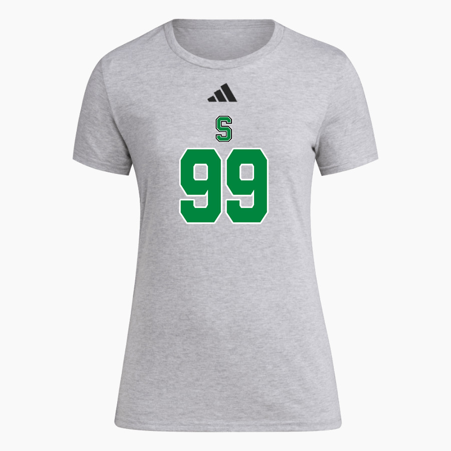 WEST MONONA HIGH SCHOOL SPARTANS adidas Women's Short Sleeve Pregame Tee