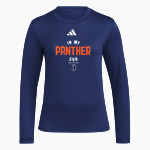 Oswego Panthers adidas Women's Long Sleeve Pregame Tee Front Thumbnail