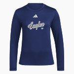 VISTA DEL LAGO HIGH SCHOOL EAGLES <span class="pdp-name-mascot">VISTA DEL LAGO EAGLES</span> adidas Women's Long Sleeve Pregame Tee Front Thumbnail