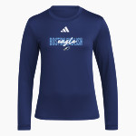 BOSTON ENGLISH HIGH SCHOOL Eagle <span class="pdp-name-mascot">BOSTON ENGLISH Eagle</span> adidas Women's Long Sleeve Pregame Tee Front Thumbnail