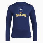 Paul Duke STEM Trailblazers <span class="pdp-name-mascot">Paul Duke High School Trailblazers</span> adidas Women's Long Sleeve Pregame Tee Front Thumbnail