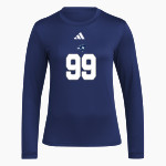 Santa Monica Corsairs <span class="pdp-name-mascot">Santa Monica College Corsairs</span> adidas Women's Long Sleeve Pregame Tee Front Thumbnail