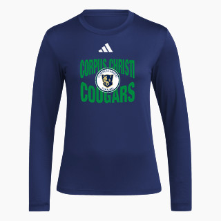 adidas Women's Long Sleeve Pregame Tee