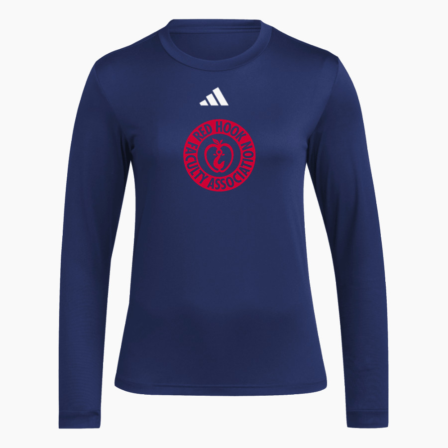 Red Hook Faculty Association RHFA adidas Women's Long Sleeve Pregame Tee