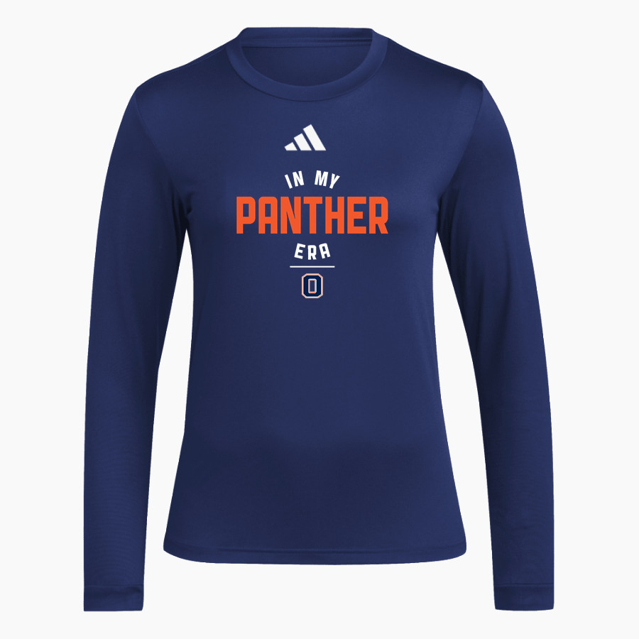 Oswego Panthers adidas Women's Long Sleeve Pregame Tee