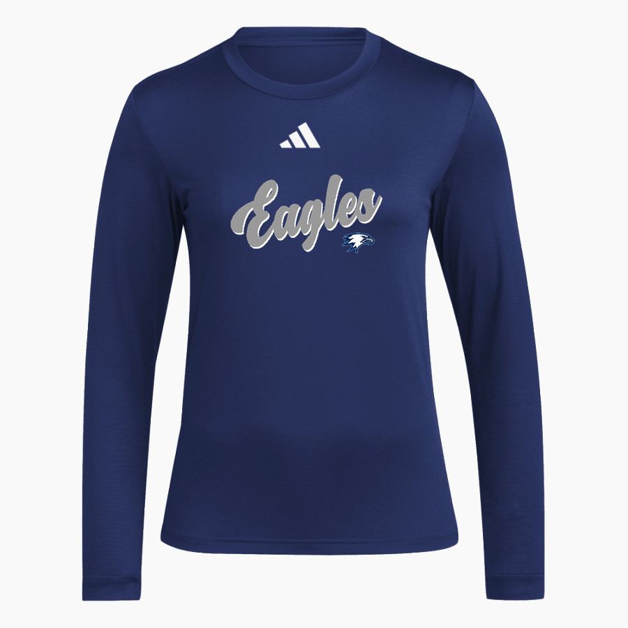 VISTA DEL LAGO HIGH SCHOOL EAGLES <span class="pdp-name-mascot">VISTA DEL LAGO EAGLES</span> adidas Women's Long Sleeve Pregame Tee