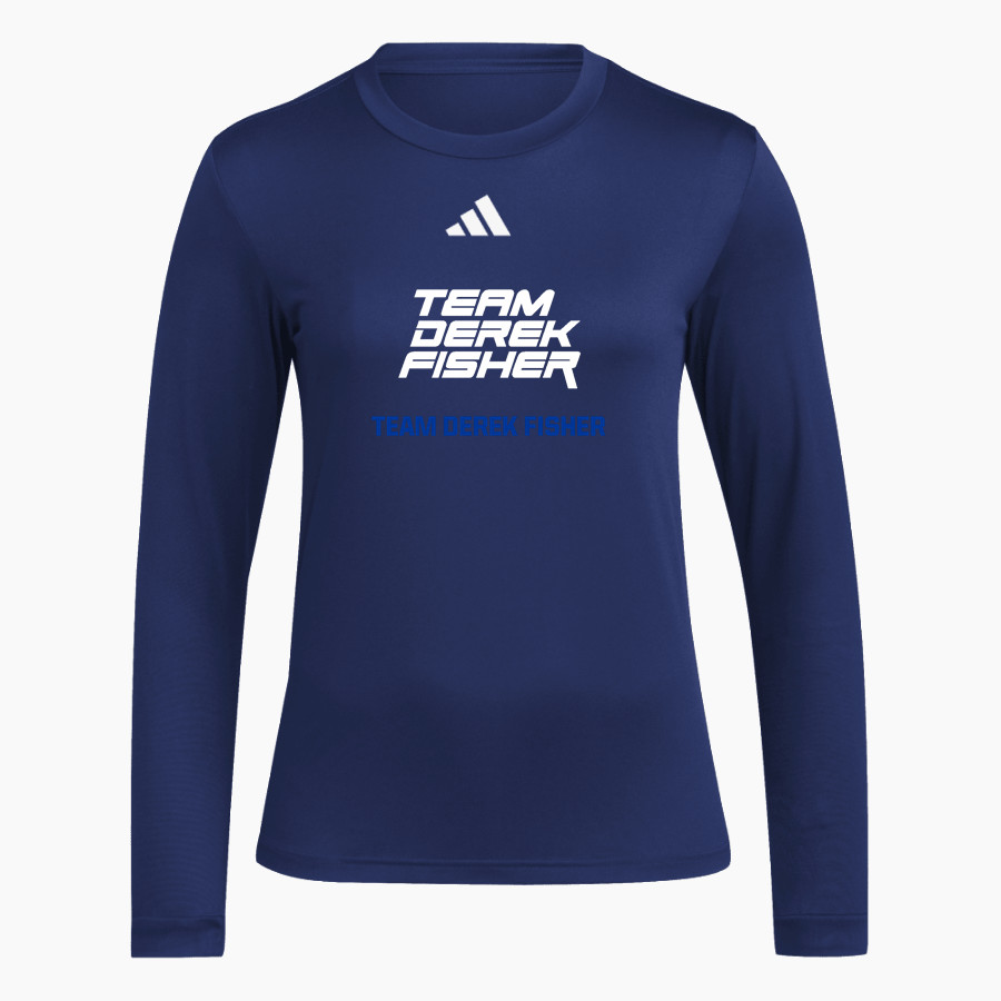 Be Better Foundation Team Derek Fisher adidas Women's Long Sleeve Pregame Tee