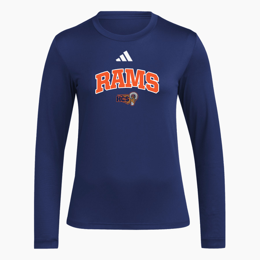 Helena Christian Rams <span class="pdp-name-mascot">Helena Christian School Rams</span> adidas Women's Long Sleeve Pregame Tee