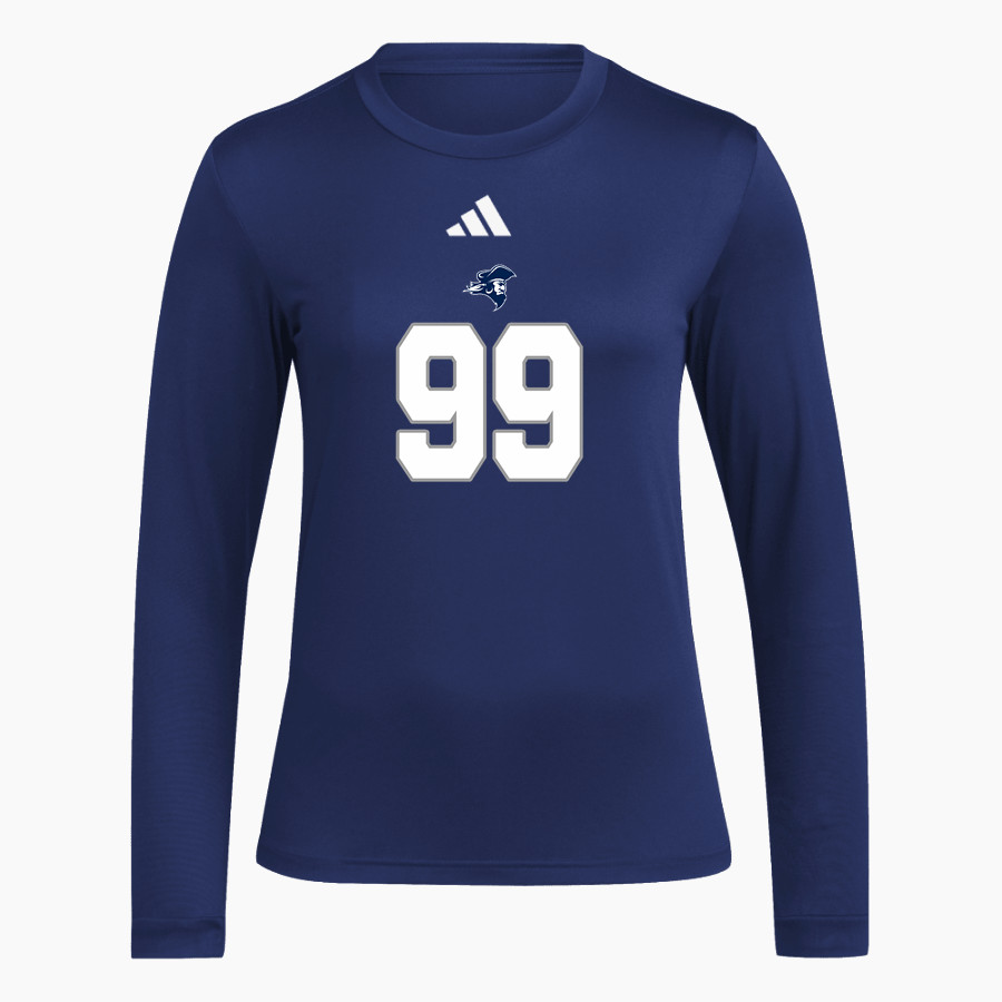 Santa Monica Corsairs <span class="pdp-name-mascot">Santa Monica College Corsairs</span> adidas Women's Long Sleeve Pregame Tee