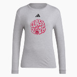 Benedictine University Mesa Redhawks <span class="pdp-name-mascot">Benedictine University Redhawks</span> adidas Women's Long Sleeve Pregame Tee Front Thumbnail