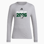 HARRY S TRUMAN HIGH SCHOOL MUSTANGS <span class="pdp-name-mascot">HARRY S TRUMAN MUSTANGS</span> adidas Women's Long Sleeve Pregame Tee Front Thumbnail