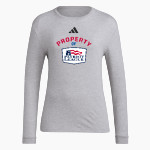 Patriot League Patriot League <span class="pdp-name-mascot">Patriot League</span> adidas Women's Long Sleeve Pregame Tee Front Thumbnail