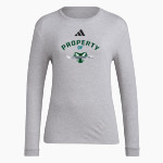 Farmington Glen Aquatic Club adidas Women's Long Sleeve Pregame Tee Front Thumbnail