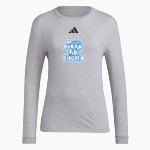 Believe In You <span class="pdp-name-mascot">Believe In You</span> adidas Women's Long Sleeve Pregame Tee Front Thumbnail