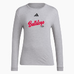 Boscobel Bulldogs <span class="pdp-name-mascot">Boscobel Bulldogs</span> adidas Women's Long Sleeve Pregame Tee Front Thumbnail