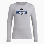 FARMERSVILLE HIGH SCHOOL AZTECS <span class="pdp-name-mascot">FARMERSVILLE AZTECS</span> adidas Women's Long Sleeve Pregame Tee Front Thumbnail