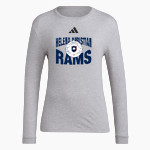 Helena Christian Rams adidas Women's Long Sleeve Pregame Tee Front Thumbnail