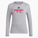 SOMERSET HIGH SCHOOL SPARTANS <span class="pdp-name-mascot">SOMERSET SPARTANS</span> adidas Women's Long Sleeve Pregame Tee Front Thumbnail