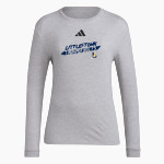 LITTLESTOWN HIGH SCHOOL THUNDERBOLTS adidas Women's Long Sleeve Pregame Tee Front Thumbnail