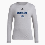 MVL Chargers <span class="pdp-name-mascot">MVL Chargers</span> adidas Women's Long Sleeve Pregame Tee Front Thumbnail