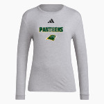 CUMBERLAND COUNTY HIGH SCHOOL PANTHERS <span class="pdp-name-mascot">CUMBERLAND COUNTY PANTHERS</span> adidas Women's Long Sleeve Pregame Tee Front Thumbnail