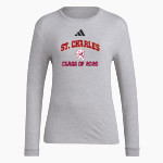 St. Charles Warriors <span class="pdp-name-mascot">St Charles Borromeo Warriors</span> adidas Women's Long Sleeve Pregame Tee Front Thumbnail