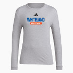 Whiteland Warriors <span class="pdp-name-mascot">Whiteland Warriors</span> adidas Women's Long Sleeve Pregame Tee Front Thumbnail