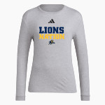 Payne Tech Lions adidas Women's Long Sleeve Pregame Tee Front Thumbnail