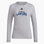 Lawrence Lancers The Official Online Store <span class="pdp-name-mascot">Lawrence Lancers</span> adidas Women's Long Sleeve Pregame Tee Front Thumbnail