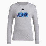 James Clemens Jets adidas Women's Long Sleeve Pregame Tee Front Thumbnail