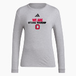 Ottawa Township Pirates adidas Women's Long Sleeve Pregame Tee Front Thumbnail