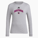 Skyline Gila River Mustangs <span class="pdp-name-mascot">Skyline Mustangs</span> adidas Women's Long Sleeve Pregame Tee Front Thumbnail
