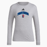 West Tech Panthers adidas Women's Long Sleeve Pregame Tee Front Thumbnail