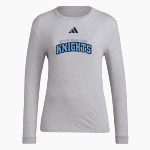 Northstar Christian Knights <span class="pdp-name-mascot">Northstar Christian Academy Knights</span> adidas Women's Long Sleeve Pregame Tee Front Thumbnail