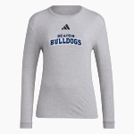 BEACON HIGH SCHOOL BULLDOGS <span class="pdp-name-mascot">BEACON BULLDOGS</span> adidas Women's Long Sleeve Pregame Tee Front Thumbnail