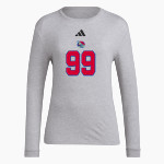 Mesquite Desert Dogs adidas Women's Long Sleeve Pregame Tee Front Thumbnail