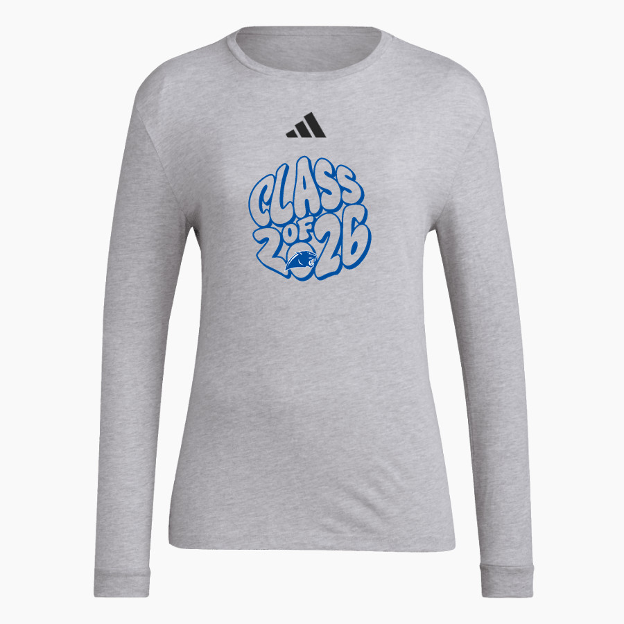 SPRINGBORO HIGH SCHOOL PANTHERS <span class="pdp-name-mascot">SPRINGBORO PANTHERS</span> adidas Women's Long Sleeve Pregame Tee