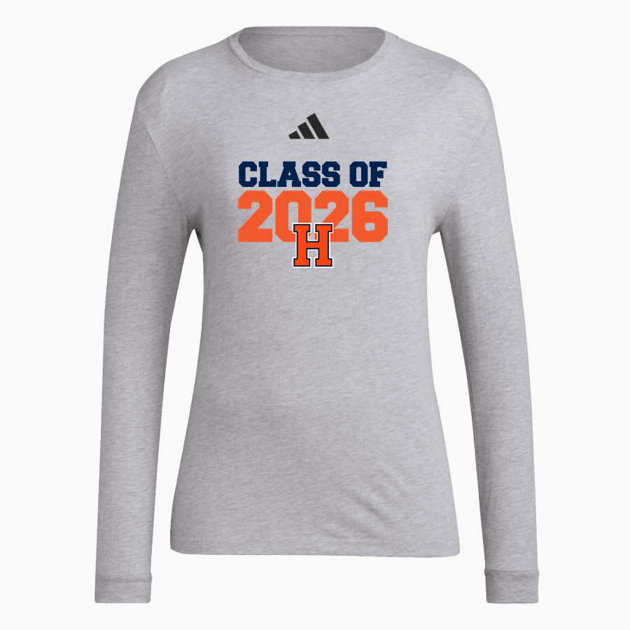 Hope College Online Athletics Store <span class="pdp-name-mascot">Hope Flying Dutch</span> adidas Women's Long Sleeve Pregame Tee