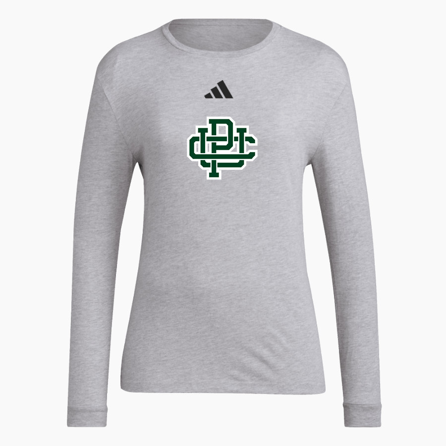 Pacific Union College Pioneers <span class="pdp-name-mascot">Pacific Union College Pioneers</span> adidas Women's Long Sleeve Pregame Tee